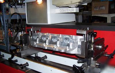 New en contour valve seat & guide machine