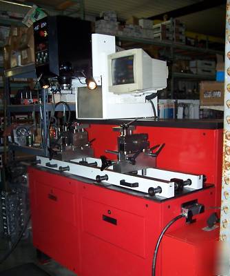 New en contour valve seat & guide machine