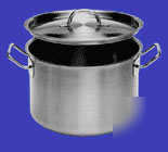New stainless steel stock pot set- 32 qt