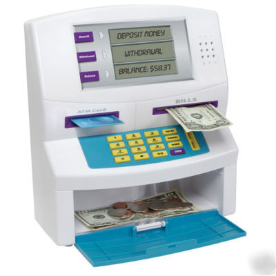 Blue hat fun 2 save electronic atm bank