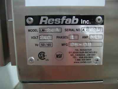 Chicken rotisserie - resfab lm-24A