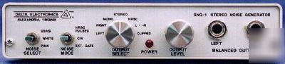 Delta electronics model sng-1 stereo noise generator