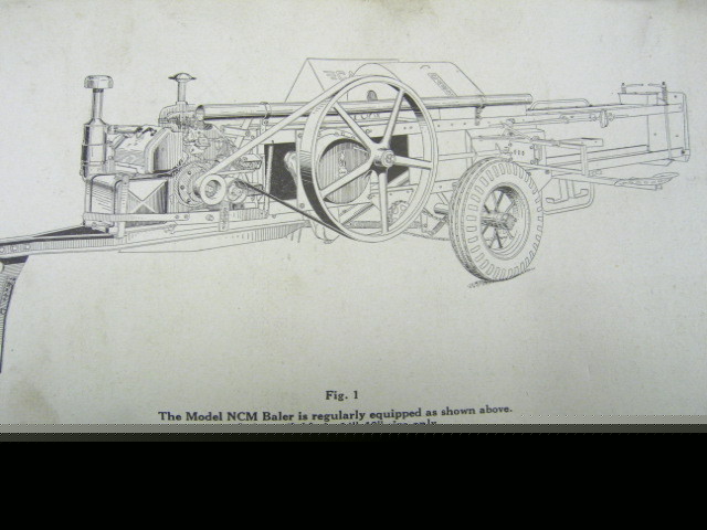 1944 case model ncm sliced hay baler operators manual