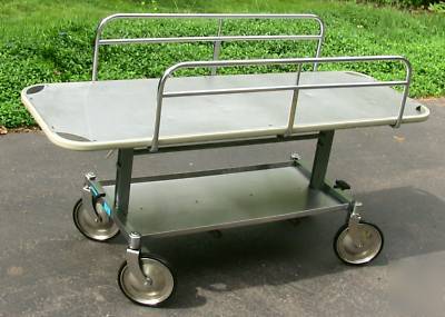 All stainless steel medical utility cart bus