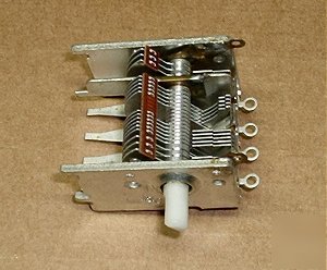 Alps crystal ham tube radio cap variable air capacitor