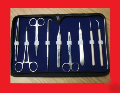 34 pc minor dissection student kit surgical veterinary 