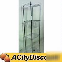5 shelf commercial 18X14 dry storage utility rack