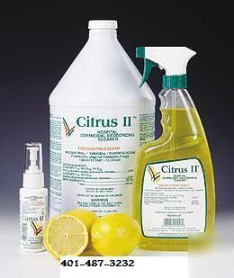 Citrus ii cleaner disinfectant 22 oz spray bottle 12 ea