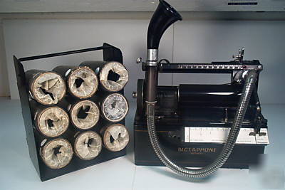 Dictaphone wax cylinder machine model A10 - circa 1927