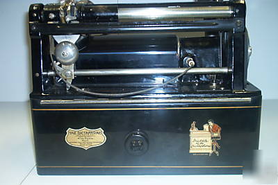 Dictaphone wax cylinder machine model A10 - circa 1927
