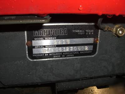 Mahindra 2415 24HP diesel hst 4WD tractor w/48