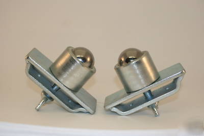 2 pairs of ball transfer heads, fits v-head pipe stands
