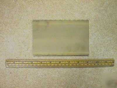 Brass bar 1/8 x 4 x 6 for milling & clock repairs etc.