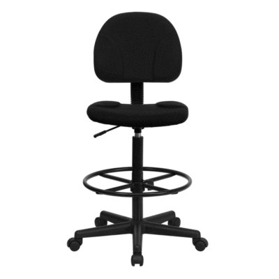 Ergonomic drafting stool fabric adjustable task chair 