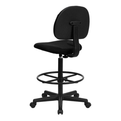 Ergonomic drafting stool fabric adjustable task chair 