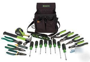 Journeyman's tool kit, metric 21 pcs greenlee #0159-23
