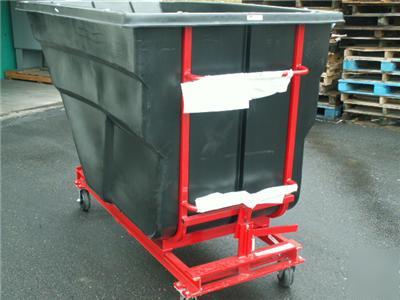 New rubbermaid 1074 self-dumping 2.5 cubic yard hopper 