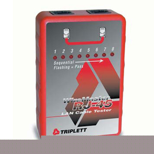 New triplett wiremaster RJ45 - lan cable test set