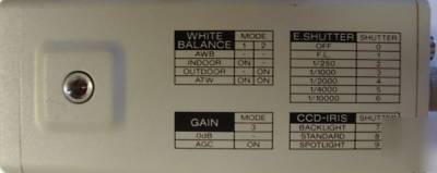 Sony dxc-107A color video camera ccd-iris w/ HR055-cmt