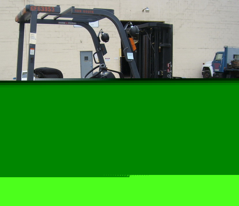 Toyota 5000 lb. electric cushion tire rider fork lift