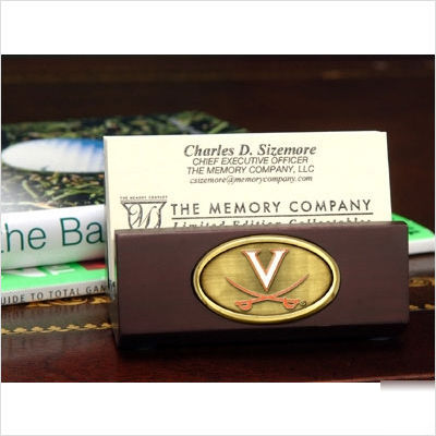 University of virginia business card holder