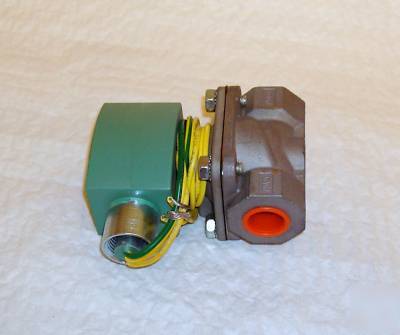 New asco 8210G087 120/60 s.s. 2-way solenoid valve 1/2