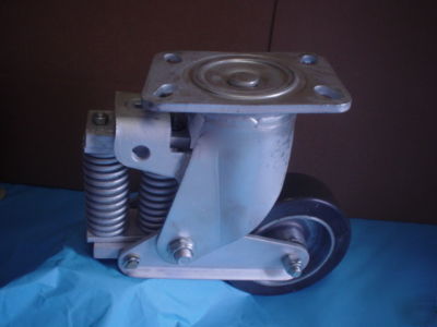 New heavy duty spring loaded caster 6