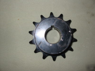 New roller chain sprocket, #60, 14 tooth, 1 1/8