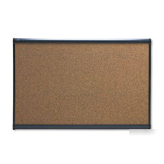 Quartet B243G prestige bulletin cork board--36 x 24