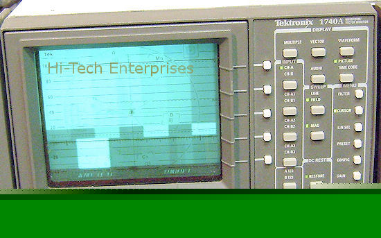 Tektronix 1740A waveform vector monitor scope