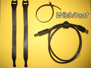 25 velcro reusable strap cable wire ties 1/2