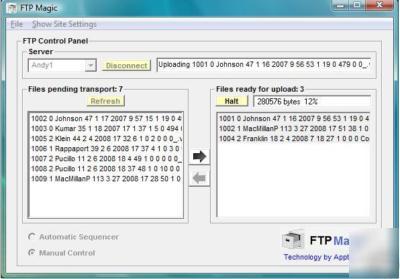 Apptec digitel ftpmagic file transfer software