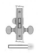 Baldwin 6315 2PC chrome interior privacy mortise lock