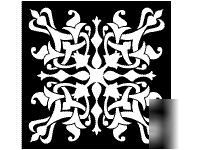 Dxf clip art cnc vinyl plasma egraver cad cam DECDES1