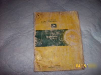 John deere 200 series cutting platforms manual