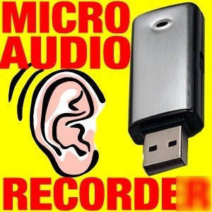 Micro voice recorder mini digital audio usb recording