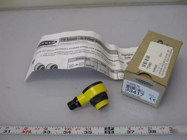 New banner ez-beam photo electric sensor T18SP6LPQ