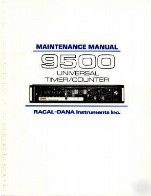 Racal-dana 9500 9512 9514 maintenance manual 