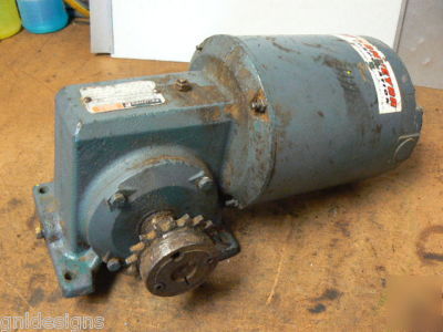 Reliance master xl WG16A gearmotor 1/2 hp 50:1 230/460V