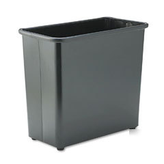 Safco rectangular firesafe steel wastebasket