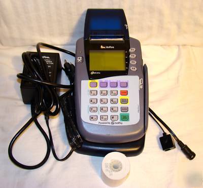 Verifone omni 3210SE credit card terminal no contract