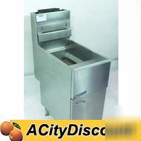 Used pitco commercial 40LB chicken fish gas deep fryer