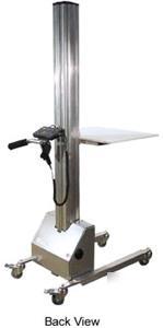 Vestil aluminum dc powered quick-lift cart pel-88A