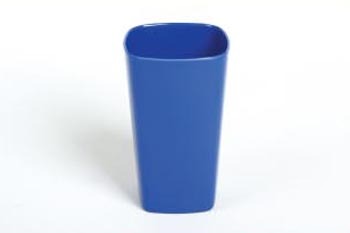 Wholesale (96) melamine blue square tumbler -12OZ.