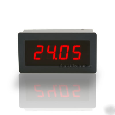 Digital red led 20V 30V dc panel meter auto-brightness