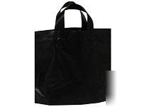 12X10X4 frosted black merchandise retail bag (25)