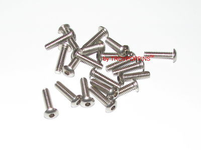 20-ss 18-8 machine screw button head #10-24 x 3/4