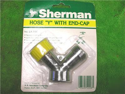 25 y garden hose fitting end cap connector spliter t-ee