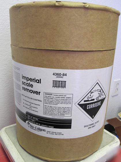 50 pound pail nu-calgon 4360-84 sulfamic scale remover