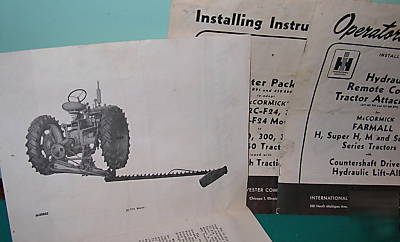 Mccormick ih manuals attachments